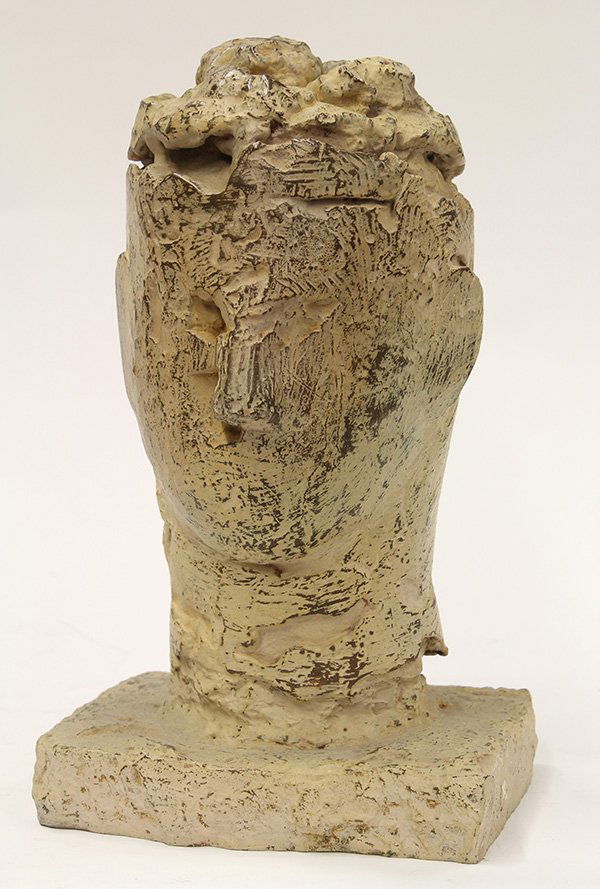 Sculpture by Alfonso Albacete: Alfonso Albacete (Spanish, b. 1950), Alejandro Magno, 1988, bronze sculpture, signed and dated bottom, edition 4/7, overall: 13.5"h x 6.25"w x 7.875"d. Provenance: The David C. and Sarajean Ruttenberg