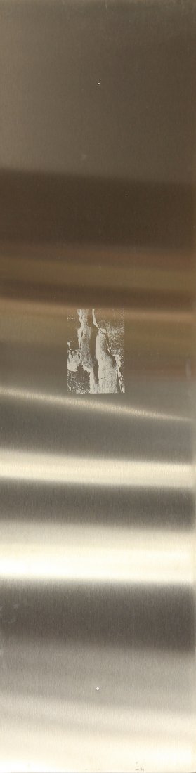 Print, Christian Eckart, B.A.M.Portfolio II Multiple, 1: Christian Eckart (Canadian, 1959), B.A.M.Portfolio II Multiple, 1989, etching on stainless steel, edition: 14/75, signed verso, image: 7.5"h x 5"w, overall (steel sheet): 66"h x 18"w. Provenance: The