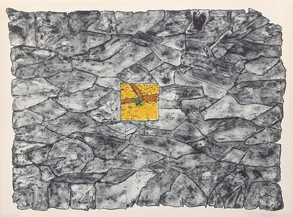 Print, William T. Wiley: William T. Wiley (American, b. 1937), "Wash Doubt," 1972, color lithograph, pencil signed and dated lower right, titled lower center, from A/P edition, published by Landfall Press (Chicago, IL), sheet
