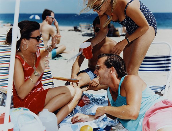 Portfolio, Tina Barney, Swimming: Tina Barney (American, 1945), Swimming, 1991, complete portfolio consisting of 9 chromogenic prints (mounted), encased in an oblong folio with text by Tina Howe, published by the Library Fellows of th