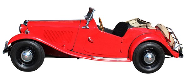 1952 MG model TDC (Mark II), frame with matching TC: 1952 MG model TDC (Mark II), frame with matching TC number, the competition example two door roadster restored to factory specs, retains the original Jaeger instrument cluster with black walnut dash, 