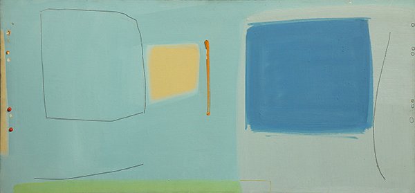 Painting, Jose Ramon Lerma: Jose Ramon Lerma (American, b. 1930), Untitled, 1955, oil on canvas, signed and dated verso, canvas (unframed): 46''h x 22''w. Provenance: from the artist's personal collection