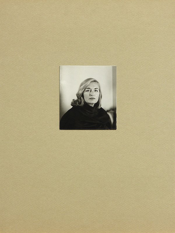 Photographs, Imogen Cunningham: (lot of 2) Imogen Cunningham (American, 1883-1976), Portrait of a Woman, gelatin silver, unsigned, overall (each with mat): 16''h x 12''w. Provenance: From the estate of Jose Ramon Lerma