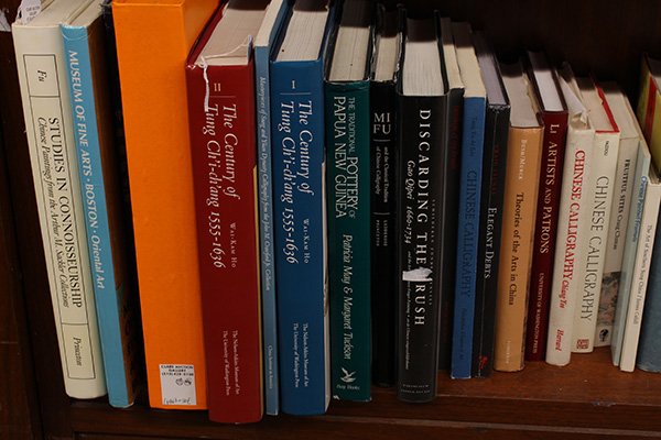 Miscellaneous Books on Chinese Art: (lot of 29) Miscellaneous books on Chinese painting and prints, including: 'Chinese Calligraphy', 'Mi Fu and the Classical Tradition of Chinese Calligraphy', 'Heritage of the Brush', 'Theories of the