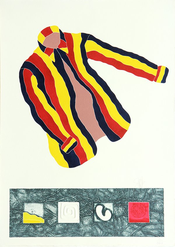 Portfolio, Donald Saff: Donald Saff ( American, b. 1937), "Breezes," 1969, portfolio of twelve color lithographic intaglio prints, each pencil signed and numbered 75/100, sheet (each): 27.5"h x 19.75"w, overall: 28"h x 19.5"