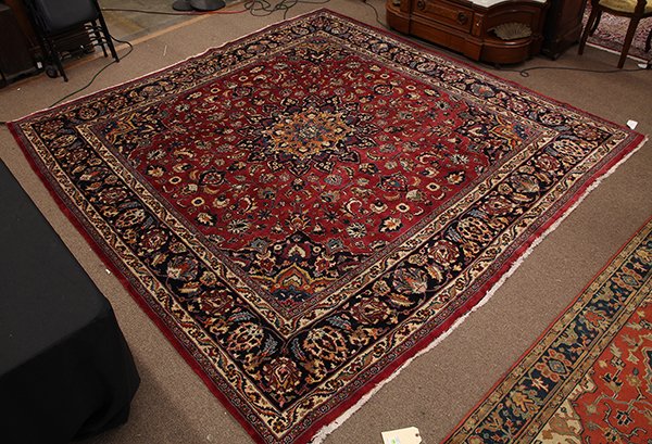 Semi Antique Persian Mashed, 10' x 9'7: Semi Antique Persian Mashed, 10' x 9'7