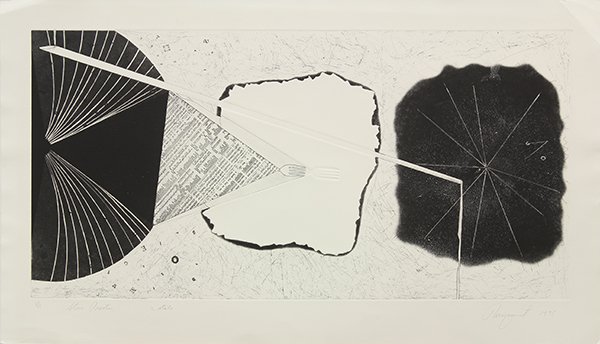 Print, James Rosenquist, Star Proctor: James Rosenquist (American, b. 1933), "Star Proctor," 1978, etching and aquatint, second state, pencil signed and dated lower right, edition 24/78, image: 17.75"h x 36"w, sheet: 23"h x 40"w