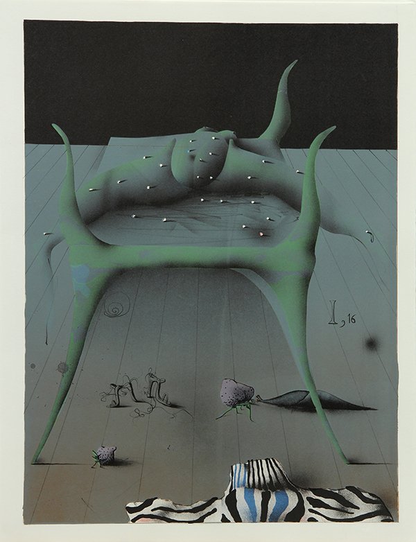 Print Portfolio, Paul Wunderlich, The Song of Songs: Paul Wunderlich (German, 1927-2010), "The Song of Songs Which is Solomon's," 1970, complete portfolio consisting of 10 lithographs in colors, each of the lithographs are stamped by Aquarius press vers
