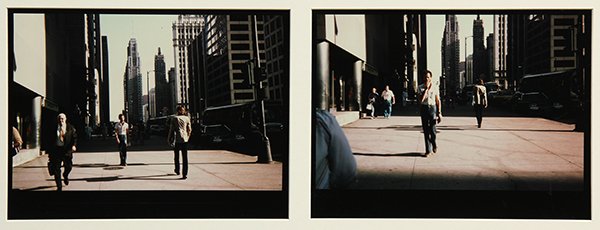 Photographs, Eve Sonneman: Eve Sonneman (American, b. 1946), ''Downtown Chicago,'' 1978, c prints, each signed, titled and dated verso, edition 1/10, sheets (each): 8''h x 10''w, overall (with mat): 20''h x 30''w. Provenance: T