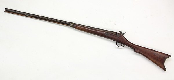 U.S. Springfield Model 1863 Percussion Rifle Musket: U.S. Springfield Model 1863 Percussion Rifle Musket, 58 caliber, having a round barrel, the lock plate marked '1863' to one side of hammer and 'US Springfield" to the other, shaped butt, 51"l overall.