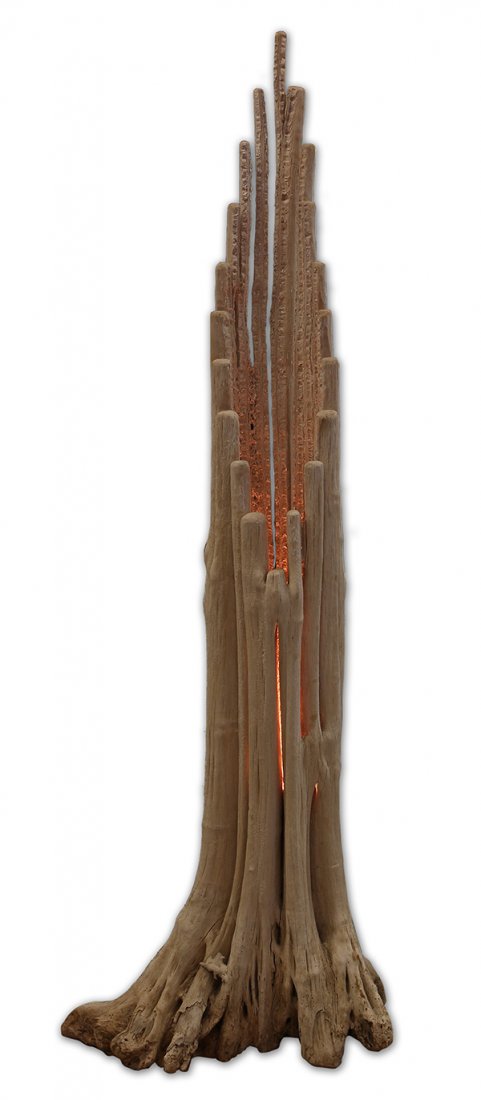 Saguaro Cactus Skeleton Floor Lamp
