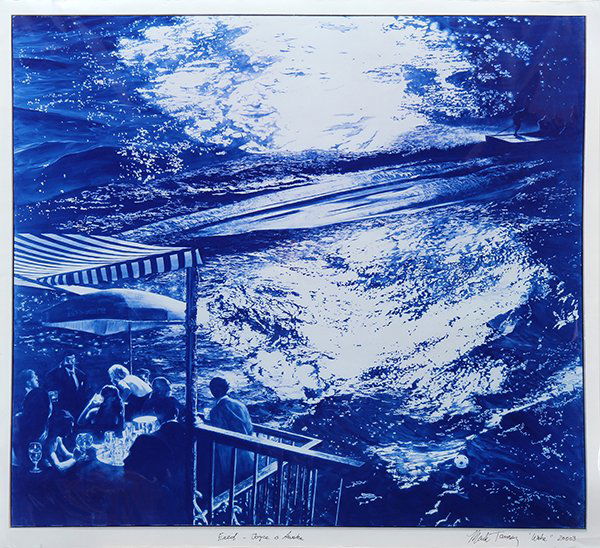 Photograph, Mark Tansey: Mark Tansey (American, b.1949), ''Wake,'' 2003, c-print, signed and dated lower right, dedicated to ''Fred and Joyce'' lower center, sheet (unframed): 30''h x 33''w. Provenance: Gifted by the artist t
