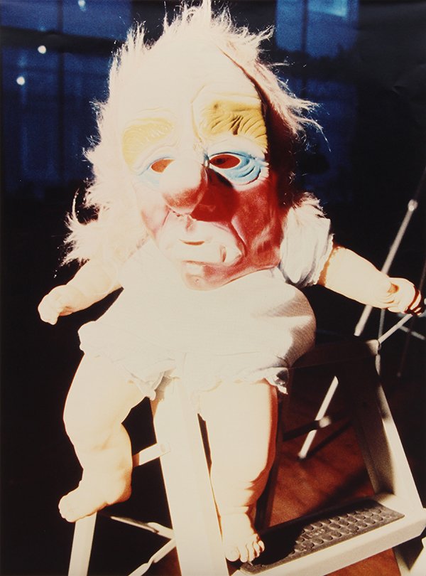 Photograph, Cindy Sherman: Cindy Sherman (American, b. 1954), Doll with Mask, 1987, chromogenic print, signed verso, edition 30/125, image: 24"h x 17.5"w, sheet: 24"h x 20"w. Provenance: The David C. and Sarajean Ruttenberg Col