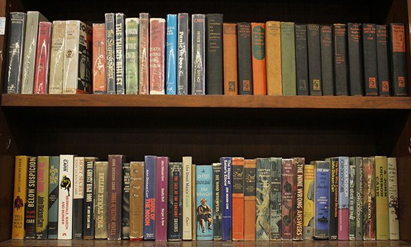 Carr, John Dickson books: (lot of 62) Carr, John Dickson. including first edition and early titles in dust jackets, such as The Three Coffins. New York: Harper Brothers, 1935; The Dead Man's Knock, New York: Harper Brothers, 1