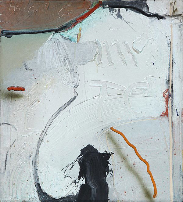 Painting by James Havard: James Havard (American, b. 1937), "T.C. (No.628)," 1980, acrylic on canvas, signed upper left and dated, signed and titled verso, canvas (unframed): 22.25"h x 20.25"w, Gallery Moos Ltd. (Toronto/Calga