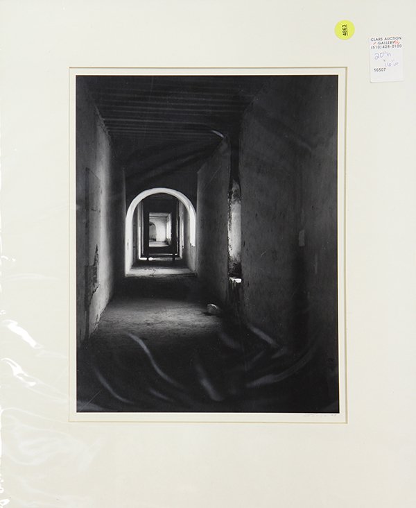 Photograph, Continental School (20th century): Continental School (20th century), ''Oaxaca (Mexico),'' silver gelatin print, signed indistinctly lower right, overall (with mat): 20''h x 16''w. Provenance: The David C. and Sarajean Ruttenberg Colle