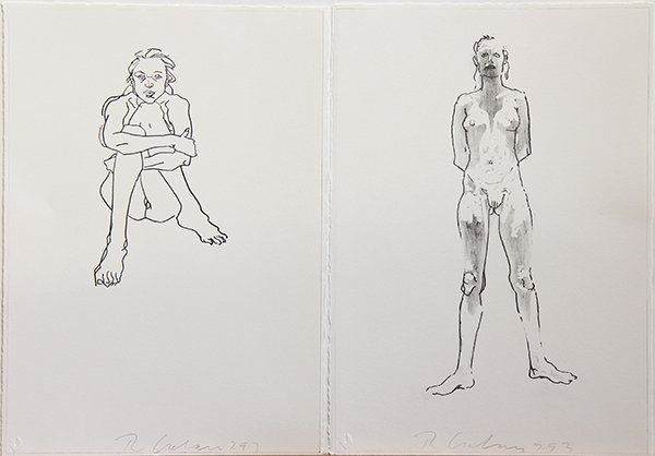 Prints, Robert Graham: (lot of 4) Robert Graham (Mexican/American, 1938-2008), Nude Studies, 1994 lithographs, each signed and dated lower center, blind stamp lower lefts, sheets: 15''h x 10.75''w. Provenance: Purchased fro