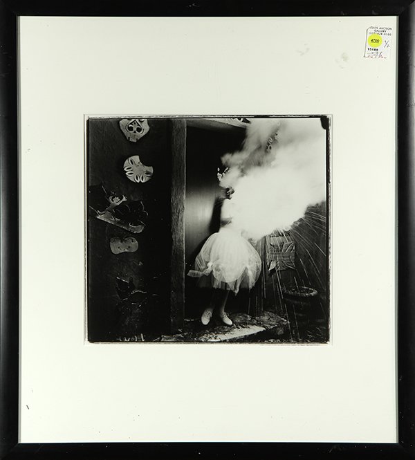 Photograph, In the Manner of Diane Arbus: In the Manner of Diane Arbus (American, 1923-1971), Young Girl with a Sparkler, gelatin silver print, unsigned, overall (framed): 26"h x 22"w