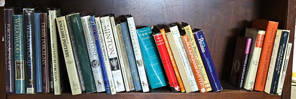 (lot of 31) Collection of books, mostly relating to: (lot of 31) Collection of books, mostly relating to English porcelain and pottery including A Collector's History of English Pottery by Griselda Lewis; Ironstone, Stone and Granite Wares by Geoffrey A