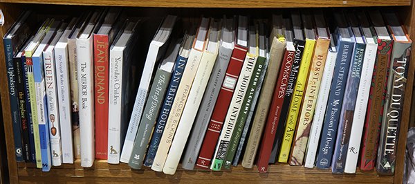Reference books relating to design and architecture: (lot of 30) Reference books relating to design and architecture, titles including Tony Duquette; A.W.N Master of Gothic Revival (Augustus Welby Northmore Pugin, 1812-1852); Jed Johnson Opulent Restrai