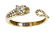 David Webb diamond, emerald and enamel leopard bangle - 2