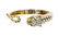 David Webb diamond, emerald and enamel leopard bangle - 4