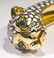 David Webb diamond, emerald and enamel leopard bangle - 5