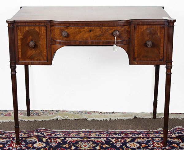 Federal mahogany ladies writing table, circa 1800, (1 of 3)