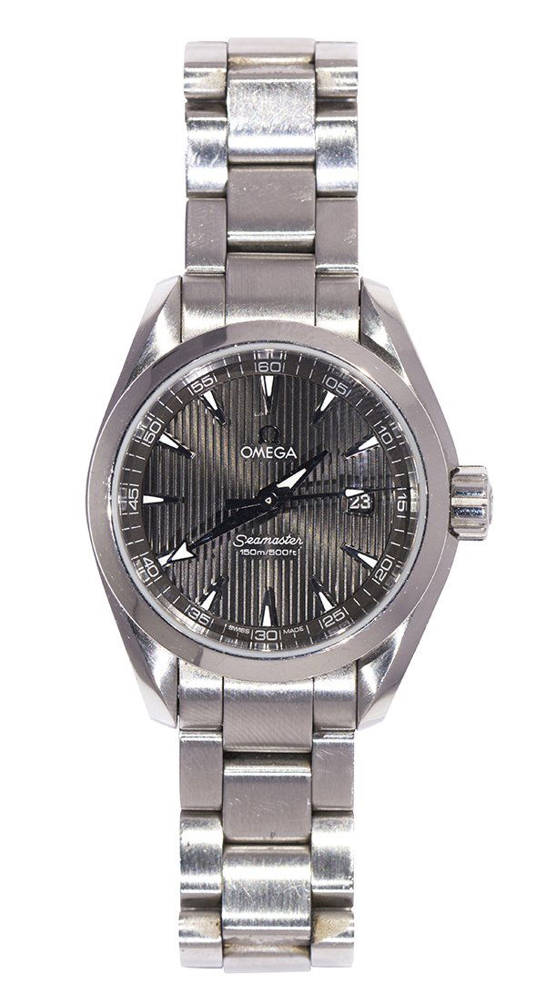 Lady's Omega Seamaster Aqua Terra stainless steel (1 of 4)