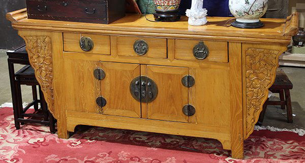 Chinese Wood Coffer (1 of 1)