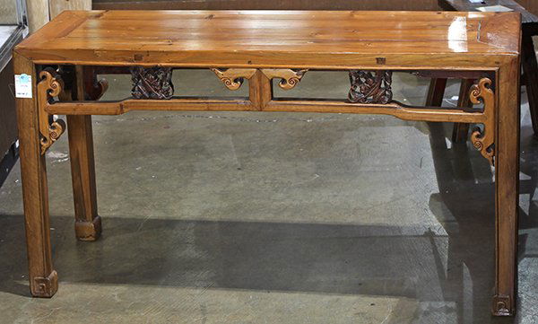 Chinese Narrow Low Table, Flower Baskets (1 of 4)