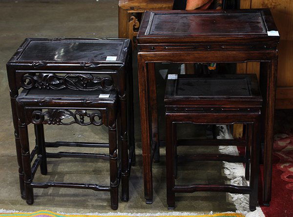Four Chinese Nesting Tables (1 of 2)