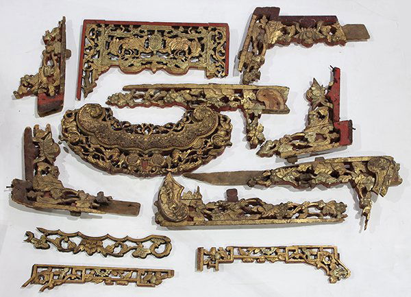 Box of Chinese Architecture Fragments (1 of 2)