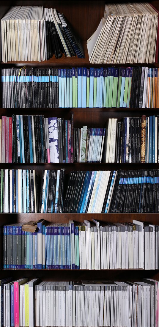 Six Shelves of Asian Art Catalogs and Magazines (1 of 7)