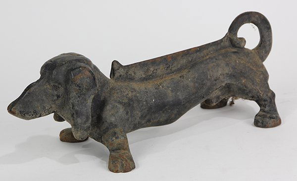 English cast iron figural boot scrape, 19th century, in (1 of 3)