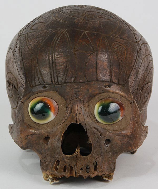 Dayak human trophy skull (1 of 9)