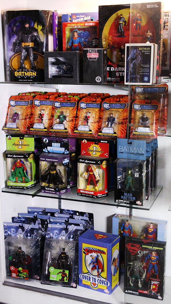 (lot of approximately 72) Four shelves of DC Comics (1 of 1)