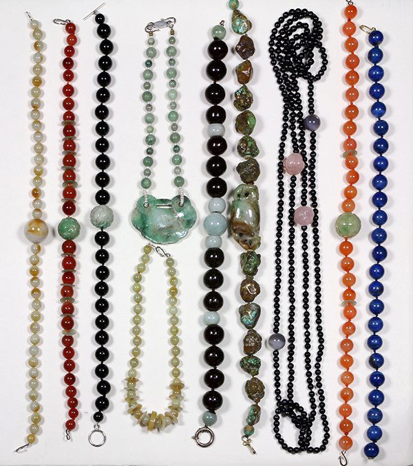 Collection of gem bead necklaces (1 of 2)
