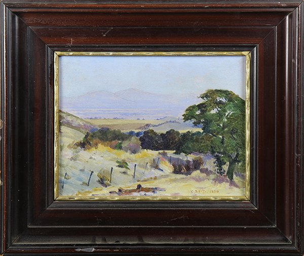 Painting, Fence Line (1 of 1)