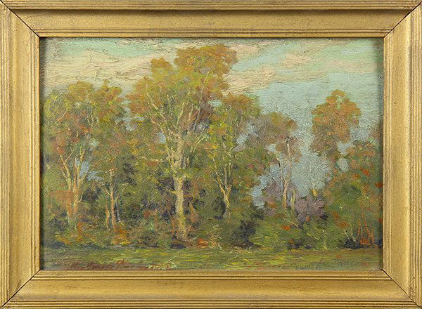 Painting, Sunset on the Woods (1 of 1)