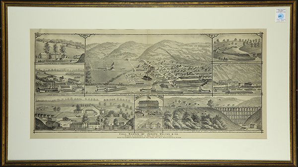 Map, Coal Works of Joseph Walton, Pittsburgh, PA (1 of 1)