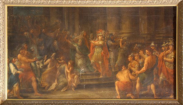 Painting, European School (19th c.), Roman Interior (1 of 1)