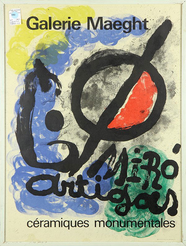 Joan Miro Galerie Maeght Exhibition Posters (1 of 2)