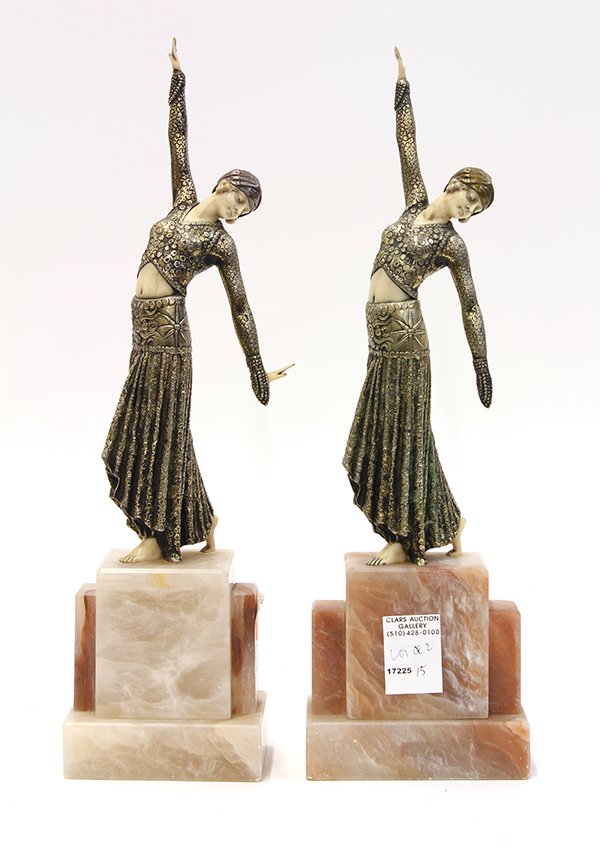 Sculptures, After Demetre Chiparus, Danseuse (1 of 6)