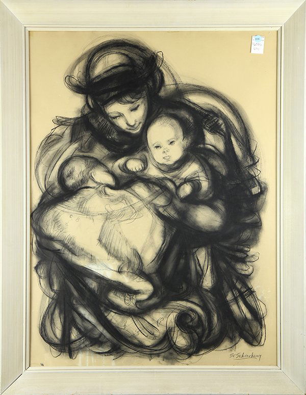 Work on paper, Sheldon Schoneberg (1 of 1)