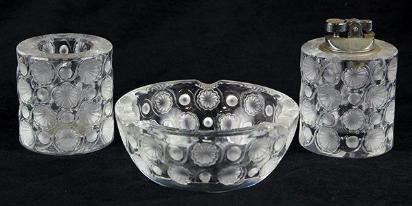 (lot of 3) Lalique (1 of 6)