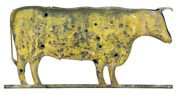 American molded full bodied brass weathervane (1 of 2)