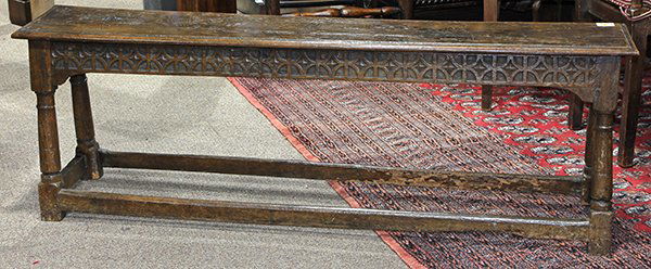 Jacobean oak bench (1 of 5)