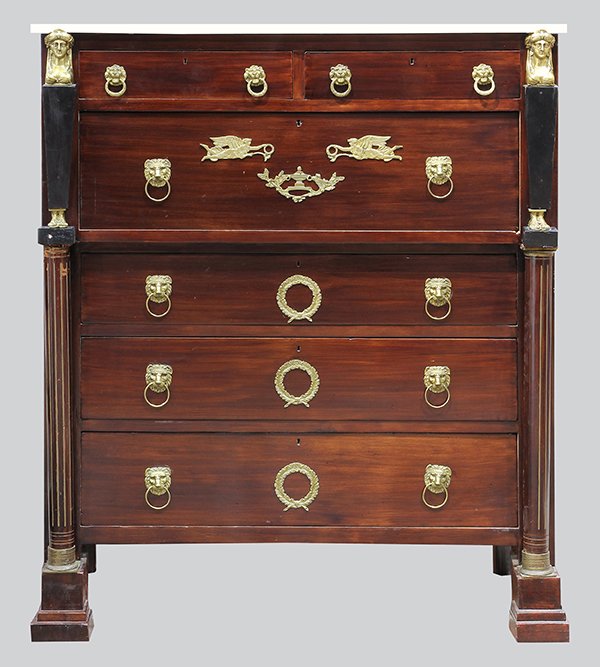 French Empire chest first quarter 19th century, (1 of 6)