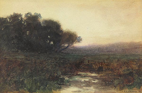 Watercolor, Lorenzo Palmer Latimer (1 of 5)
